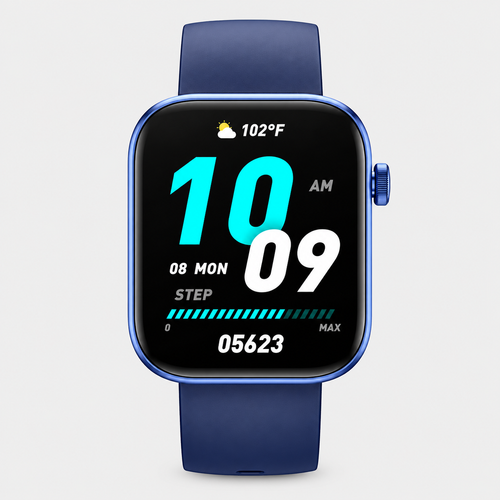Deep Blue 1.9 Inch Hd Touch Screen Smart Watch