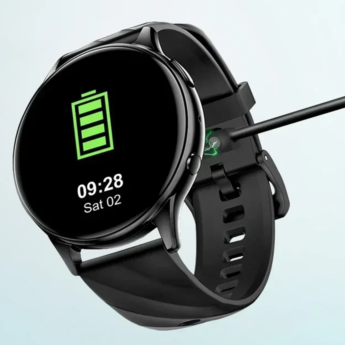 Black Round 1.39 Inch Smart Watch Ip68 Waterproof With Heart Rate And Bluetooth Call